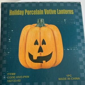 Holiday Porcelain Votive Lanterns